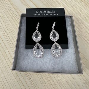 NEW Nordstrom Crystal Collection Drop Earrings